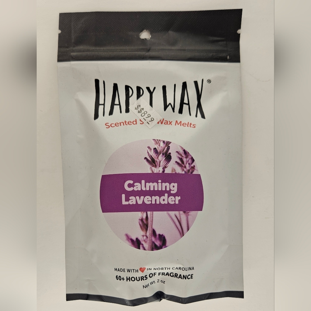 Happy Wax Calming Lavender Wax Melts 2oz Bag